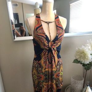 Free People boho midi dress